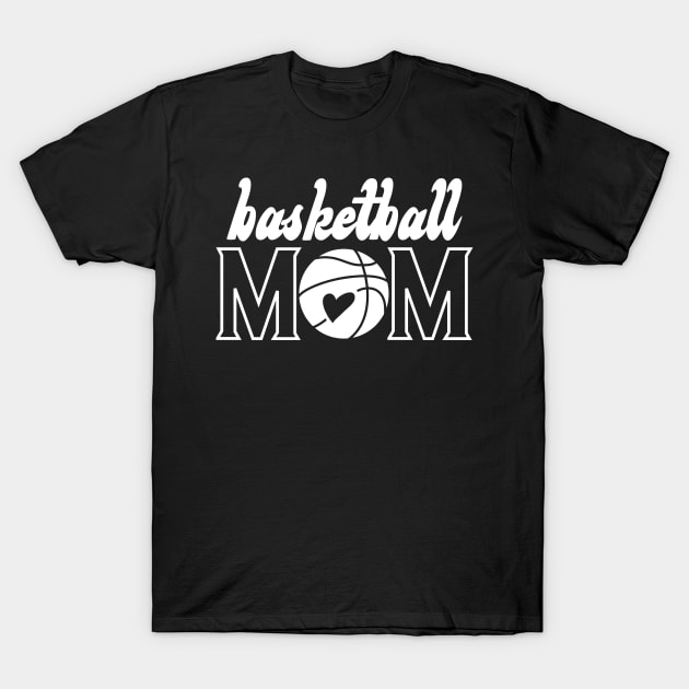 Basketball Mom T-Shirt by kimmieshops